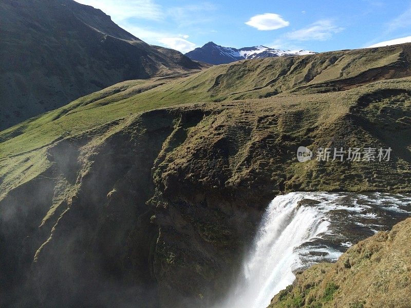 Seljalandsfoss -冰岛，瀑布